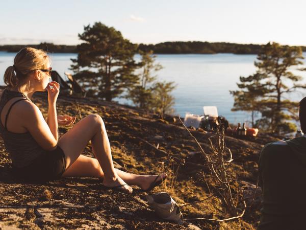 Sweden kayaking and camping vacation
