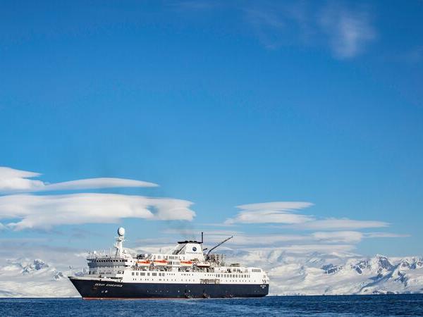 Antarctic whale watching cruise