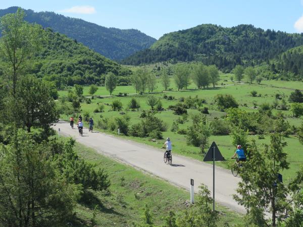 Balkans guided cycling vacation