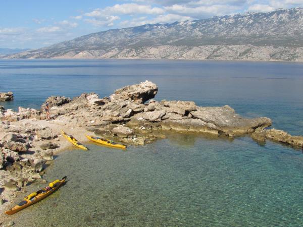 Rab sea kayaking tour in Croatia