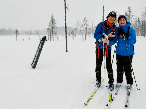 Cross-country skiing vacation in Finland's eastern wilderness