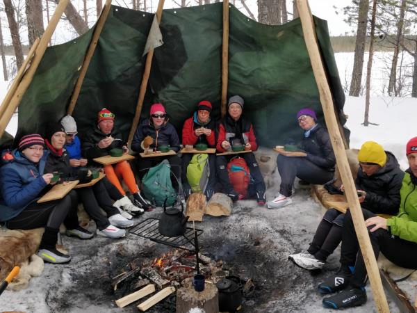 Cross-country skiing vacation in Finland's eastern wilderness