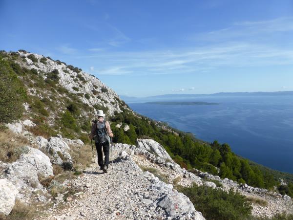 Croatia self-guided trekking vacation, Dalmatian Islands