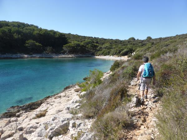 Croatia self-guided trekking vacation, Dalmatian Islands