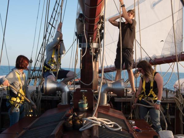 Tall ship adventure to the Brixham pirates festival