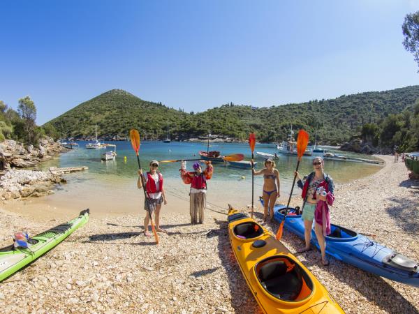 Family active break in Ithaca, Greece