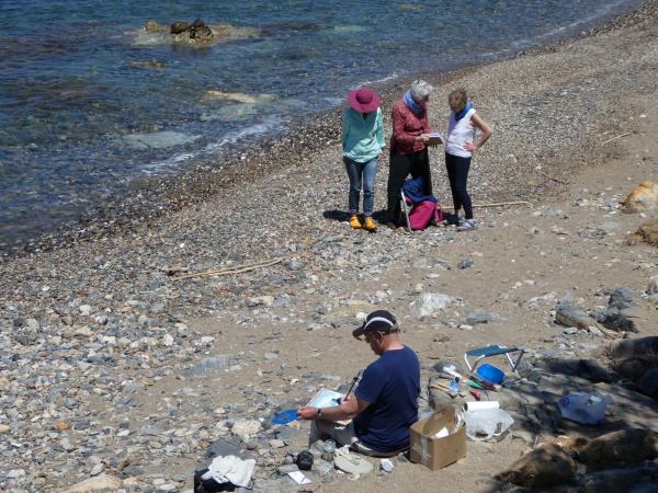 Walking and painting vacation in Crete