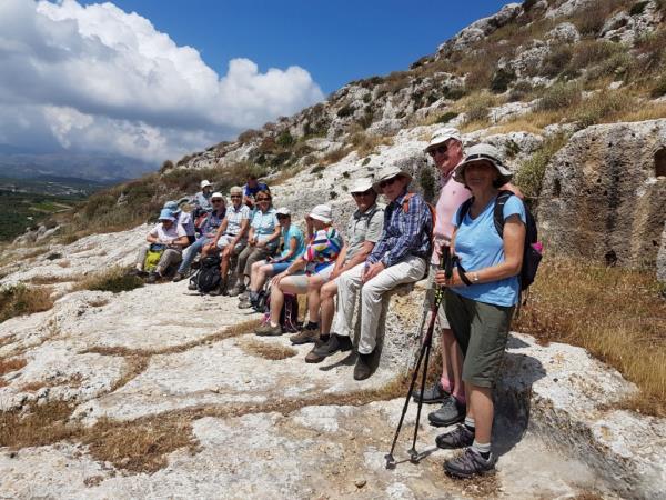 Walking vacation in rural Crete