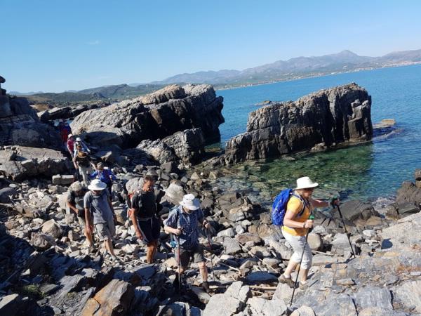 Walking vacation in rural Crete