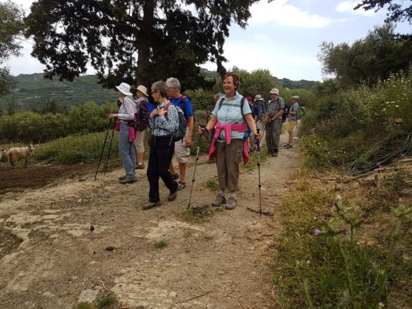 Walking vacation in rural Crete