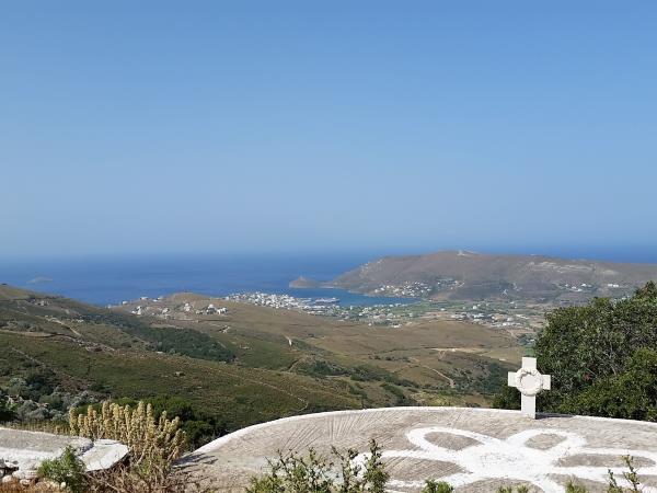 Andros trail walking vacation in Greece