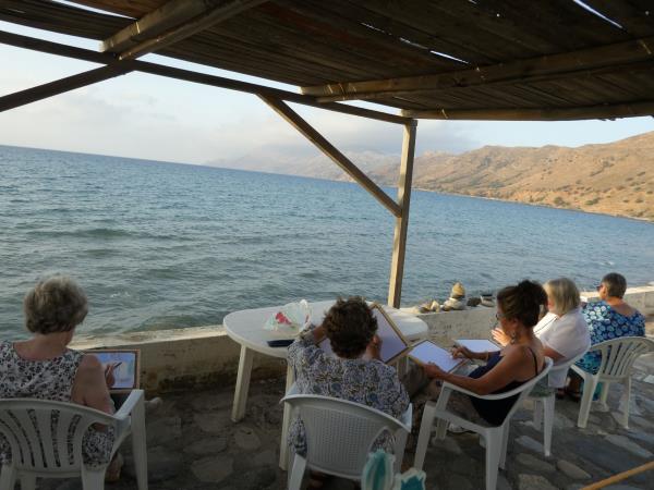 Painting vacation in Crete