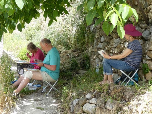 Painting vacation in Crete