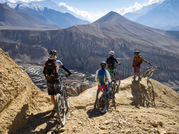 Mustang mountain biking vacation in Nepal