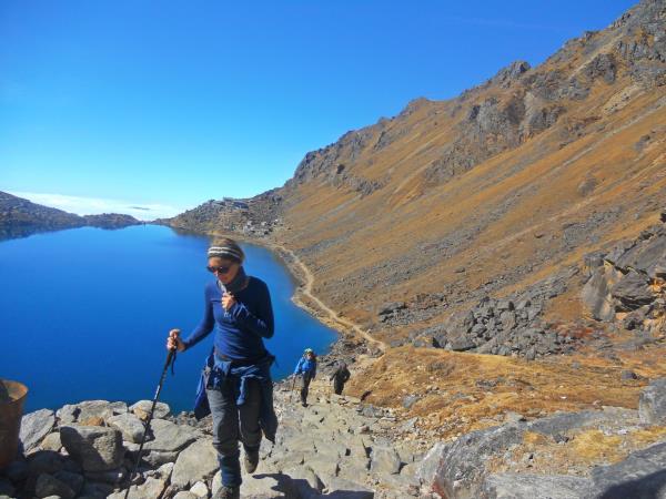 Langtang Valley trek in Nepal with Gosaikunda Lake