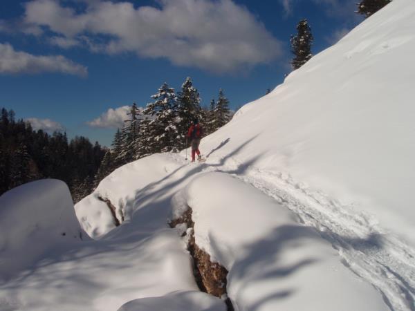 St Zyprian winter hiking vacation in the Dolomites