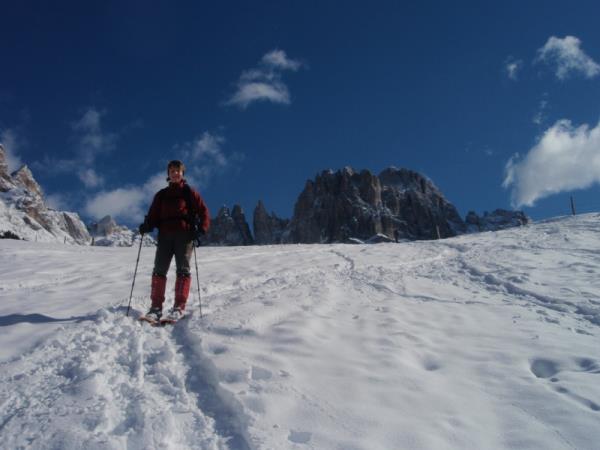 St Zyprian winter hiking vacation in the Dolomites