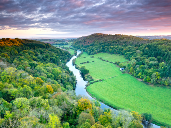 Wye Valley hiking vacation in Wales