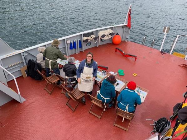 Art cruise in Scotland