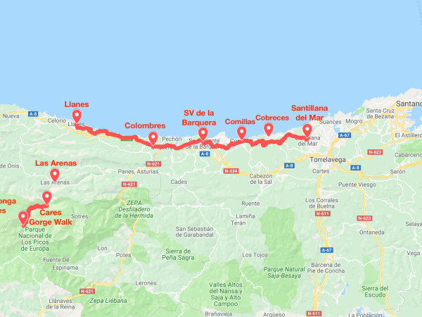 Northern Way and Picos de Europa hiking vacation in Spain