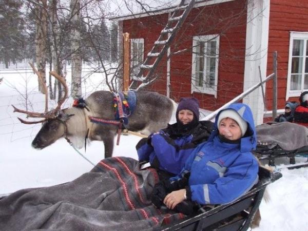 Winter vacation in Finnish Lapland