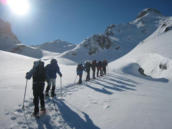 Saint Véran snowshoeing holiday in the French Alps