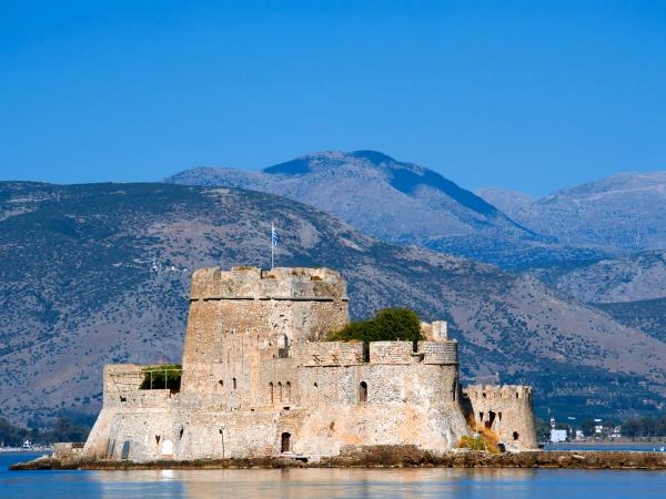 Greece in winter vacation