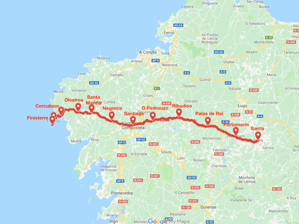 French Way and Finisterre Way walking vacation