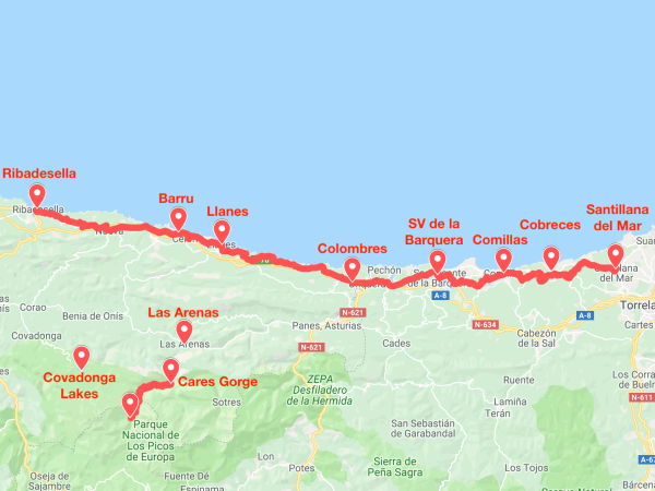 Picos de Europa National Park & Northern Way walking vacation