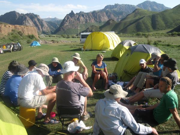 Kyrgyzstan biking vacation