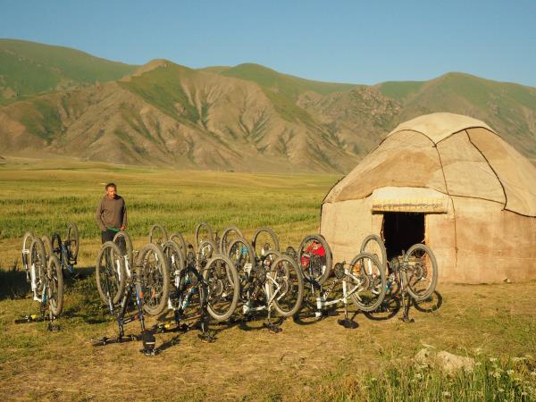 Kyrgyzstan biking vacation