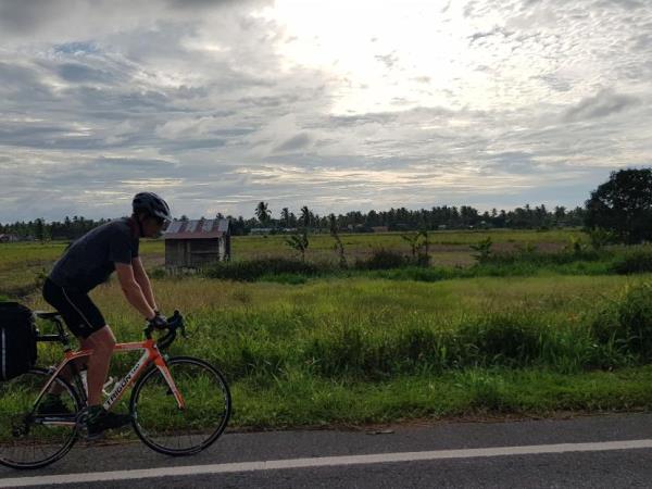 Cycling tour across Borneo