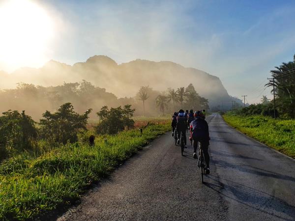 Cycling tour across Borneo