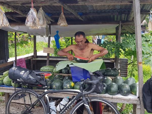 Cycling tour across Borneo