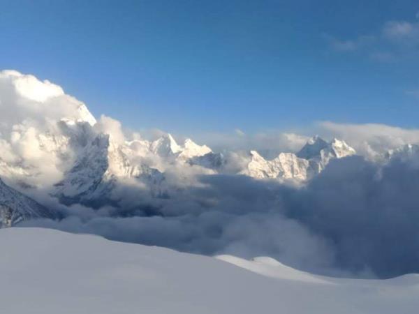 Climb to the top of Mt Everest via the North Face