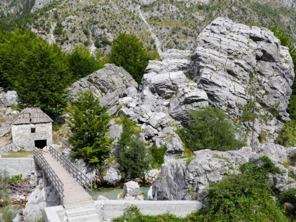 Albanian alps hiking vacation