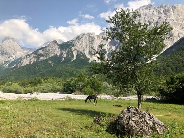 Albanian alps hiking vacation