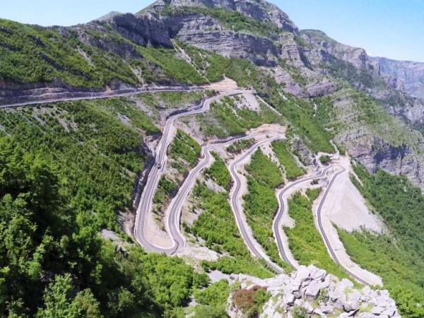 Albanian alps hiking vacation