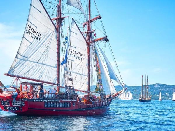 Tall ship sailing vacation, Malaga to Genoa