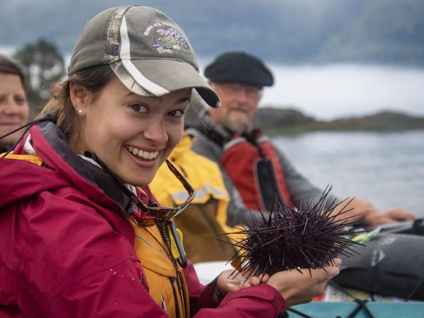 Orca family kayaking tour, Vancouver Island
