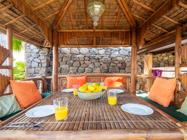 Luxury yurt pod accommodation in Lanzarote, with eco car