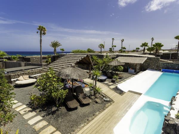 Luxury yurt pod accommodation in Lanzarote, with eco car