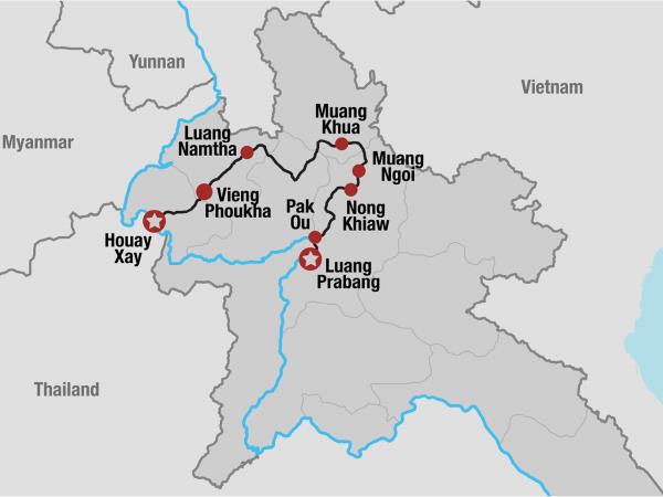 Laos hilltribes and jungles vacation