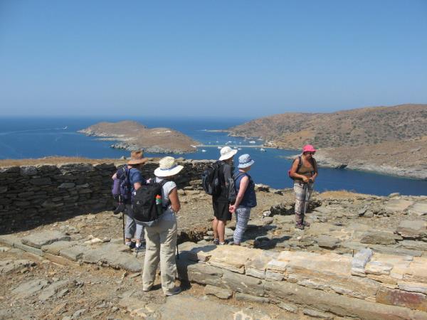 Kythnos short walking vacation in Greece