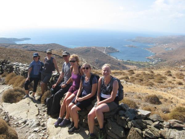 Kythnos short walking vacation in Greece