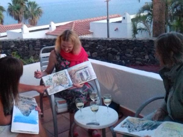 La Gomera painting holiday in Canary Islands