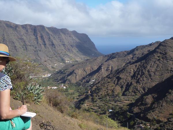 La Gomera painting holiday in Canary Islands