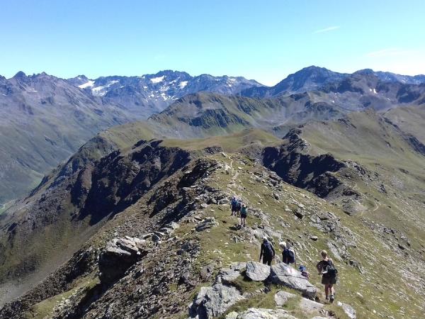 Alpine walking vacation in Switzerland