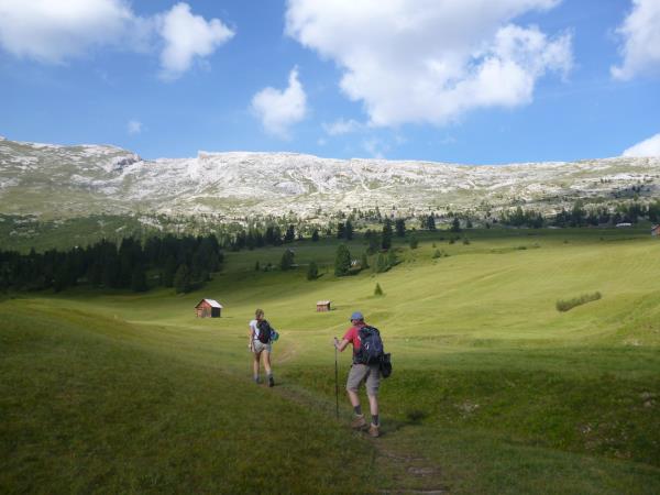 Dolomites guided walking vacation in Italy
