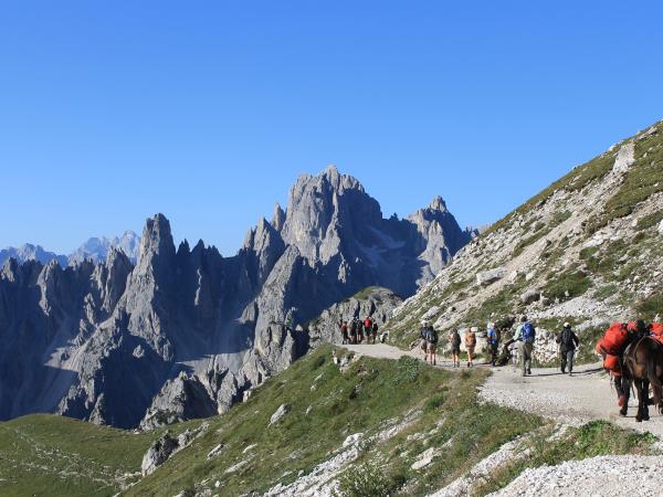 Dolomites guided walking vacation in Italy